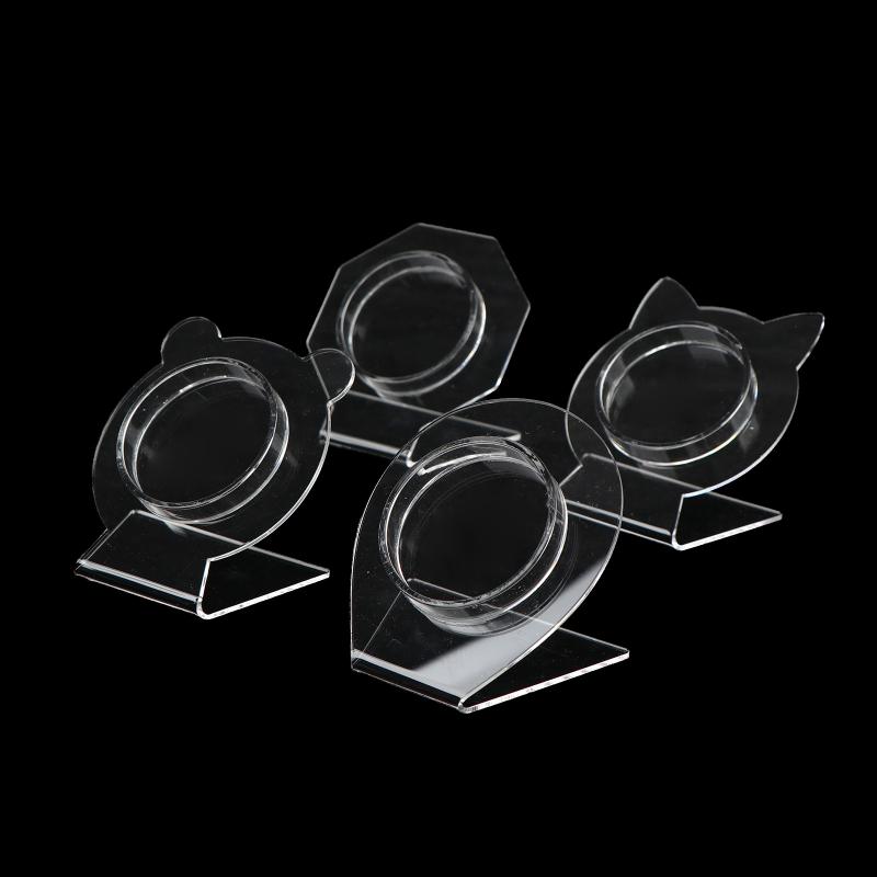 Acrylic Bracelet Holder Display Stand for 12 Bangles Transparent Jewelry Organizing Rack for Store Counter and Home Storage Display