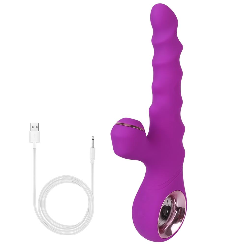 7 Režimů 3 Rychlosti Automatické Protahování Hřátí Velký Sací Vibrátor Sexuální Hračky pro Ženy Stimulátor Klitorisu Vaginální Stimulátor