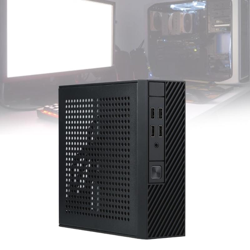 ITX-Computergehäuse Server-Chassis Gaming-Netzteil Einfach zu bedienen M10 Industriesteuerung HTPC-Gehäuse für Heimausstattung