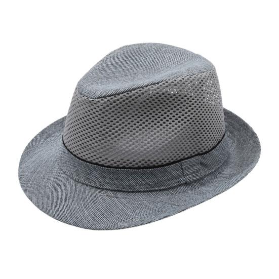Sonnenhut mit breiter Krempe, atmungsaktiv, mit Löchern, Sommer-Jazzhut mit vollständiger Nackenabdeckung, Imitation Leinen, für Outdoor, Reisen, Radfahren