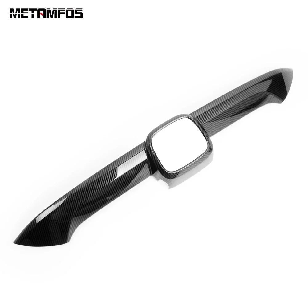 For Honda CR-V CRV 2017-   Carbon Fiber Front Bumper Center Grille Racing Grill Molding Trim Accessories Car Styling