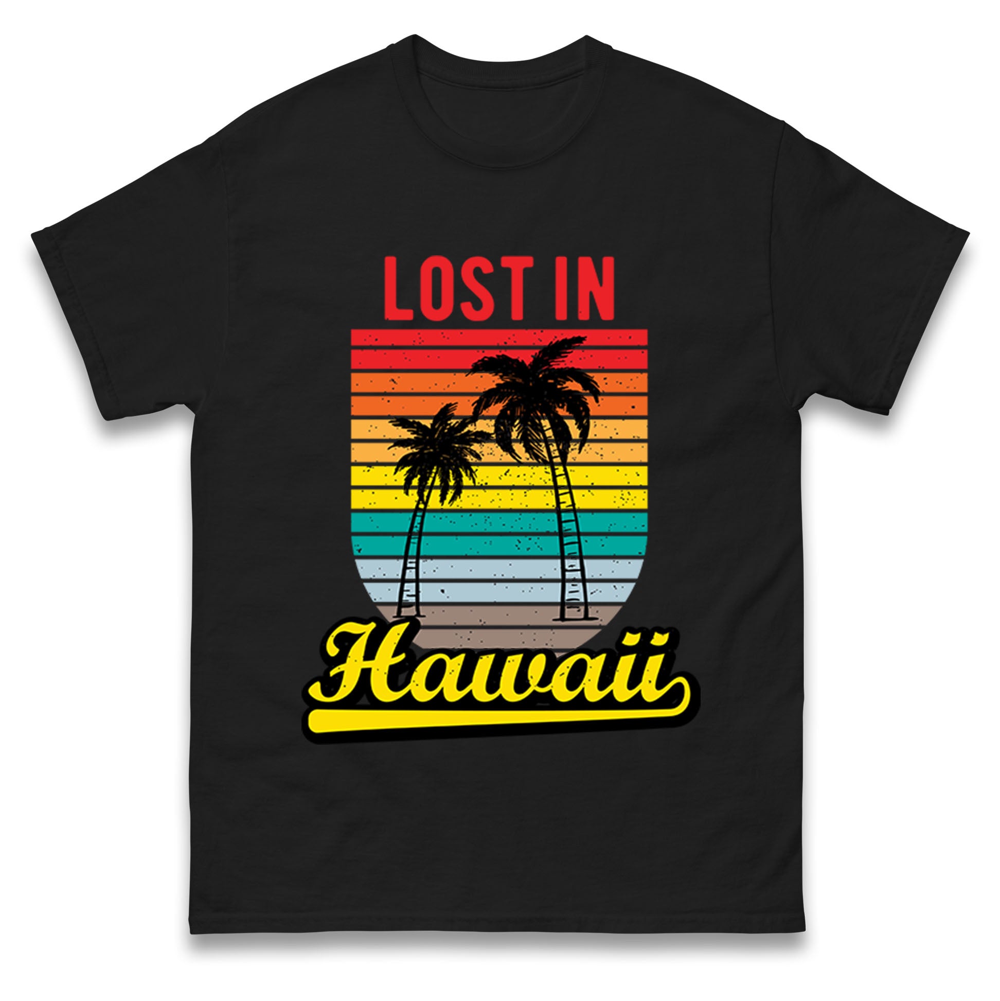 Lost In Hawaii T Shirt Tshirt Mens Womens Unisex Tops Tees M