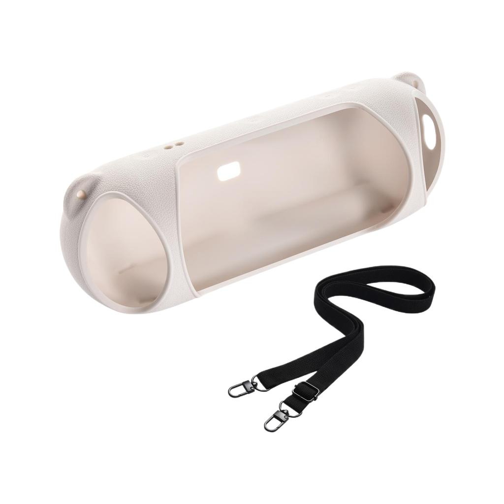 Silicone Case Cover for Beats Pill Wireless Bluetooth Speaker, Travel Protective Carrying Case with Shoulder Strap