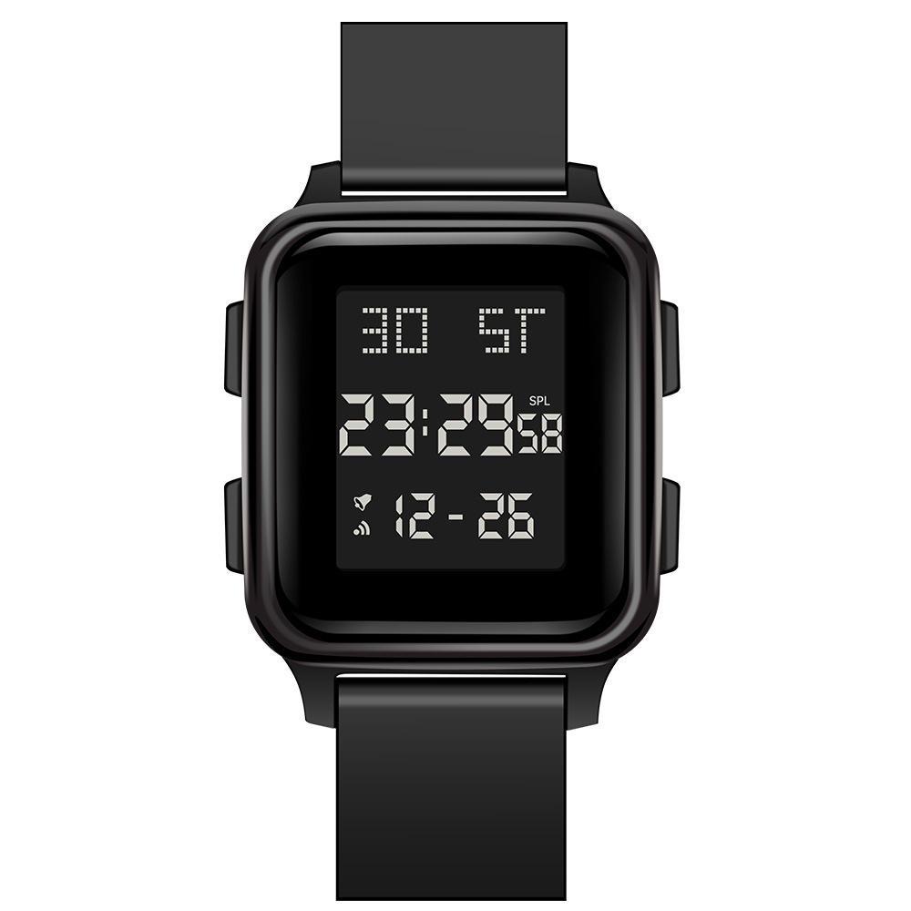 New Trend Outdoor Sports Multifunctional Electronic Watch Square High School Men S Electronic Watch Chronograph Watch