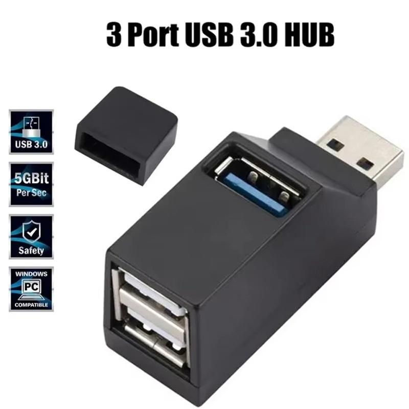 USB 3.0 HUB Extender Car Splitter Multi Port USB Hubs 2.0 Laptop Office Multi Function USB Reading Adapter For PC Laptops U Disk