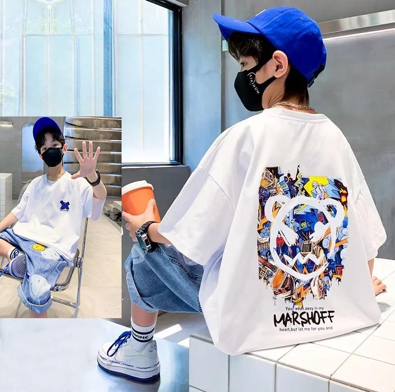 Nickelodeon New childrens 100 cotton Tshirt for mediumsized children comfortable and soft summer wear 100