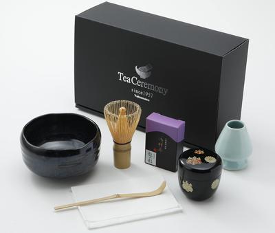 Súprava Matcha Medium Natsume Súprava, ktorá sa dodáva s miskou na čaj matcha podľa vášho výberu čajového náčinia - - 7-dielna.