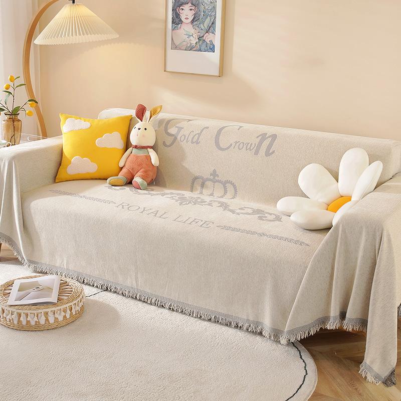 Husa universală pentru prosop de canapea Pânză Four Seasons Universal Modern Minimalist Sufragerie acoperită complet pentru canapea