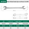 SATA Double-Headed Open-End Spanner Set: 8/10/12/14/17/19/22mm Fixed Forked Wrench