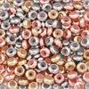 20Pcs Copper Crimp End Beads Stopper Spacer Beads With Rubber Silicone For DIY Bracelet Jewelry Making Supplies Accessories