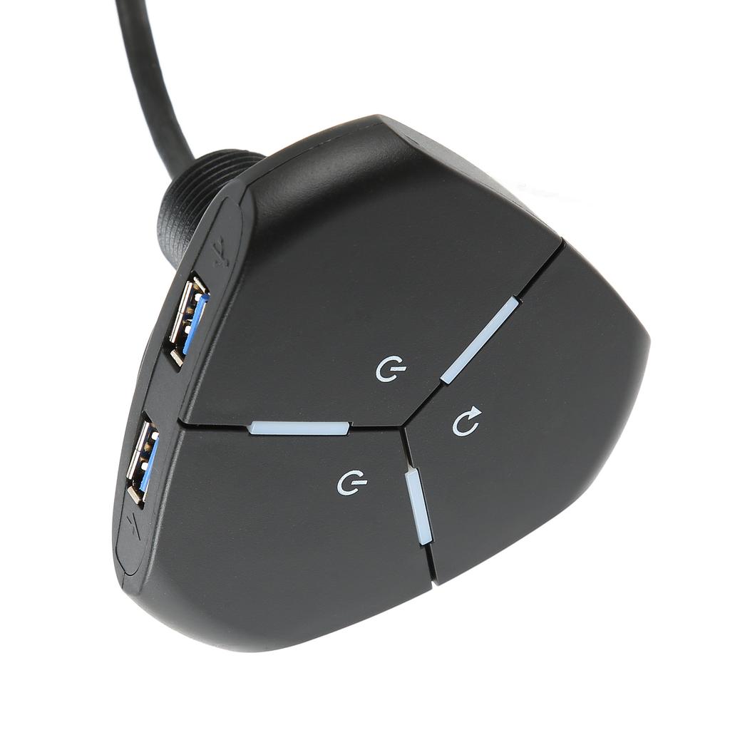 PC Power Button Dual Power Switch Sturdy Highly Durable ABS Desktop Computer Switch for Desktop Computer