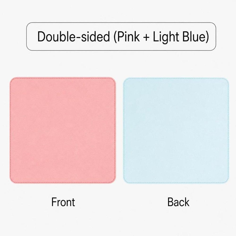 Front and Back Color Matching Leather Mouse Pad Writing Mat Laptop Table Mat  Home