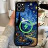 Van Gogh Starry Sky For Magsafe Phone Case For IPhone 17 Air 16 15 14 13 12 11 Pro Max Plus Shockproof Cover