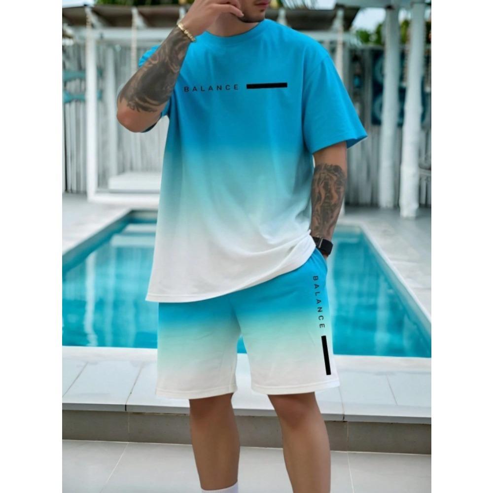 3D Digital Printed T-Shirt Teen Men s Short Sleeve Suit Versatile and Breathable S