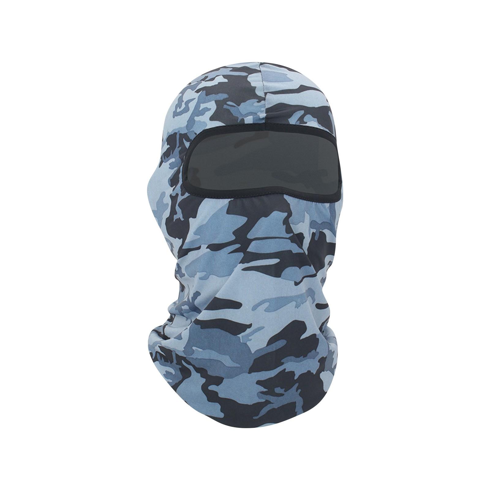 

Camouflage Outdoor Cycling Face Mask Windproof Sports Headscarf Sun Hood Hat One Size