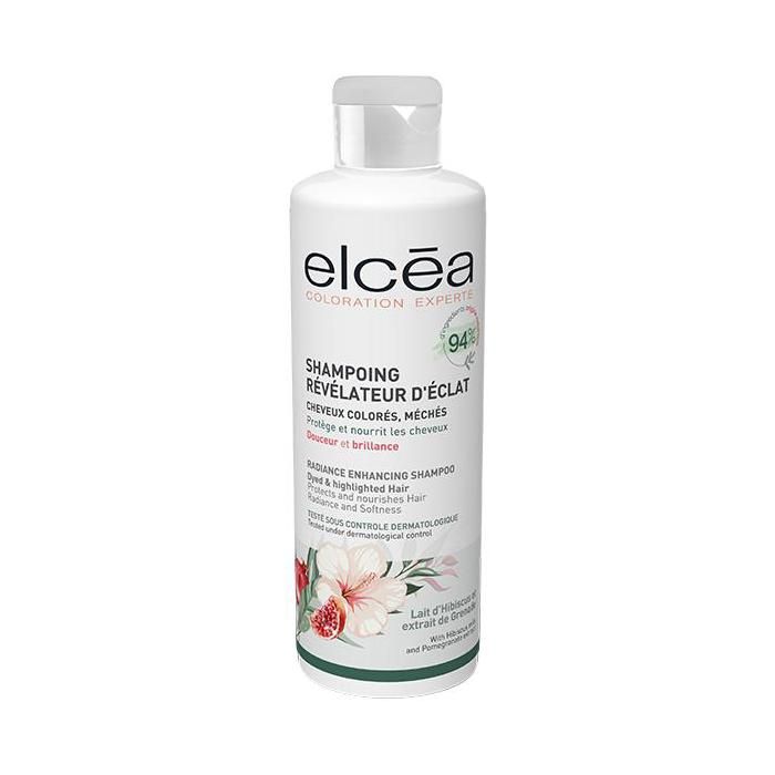 Elcea Shampoing Révélateur d#039;Eclat Cheveux Colorés et Méchés 250ml