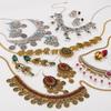 Bohemia Rhinestone Tassel Earring Korean Style Sparkling Necklace  Birthday Gift