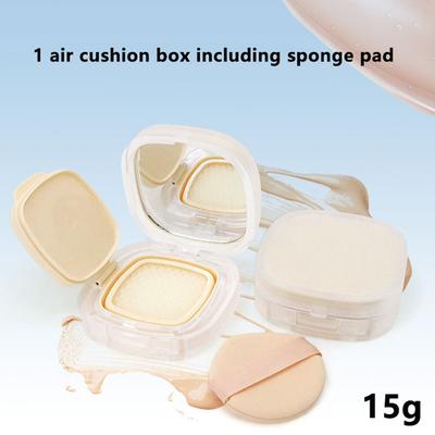Portable Foundation Empty Air Cushion Puff Box DIY Box With Mirror BB Cream Cosmetic Case Container With Sponge Makeup Tools