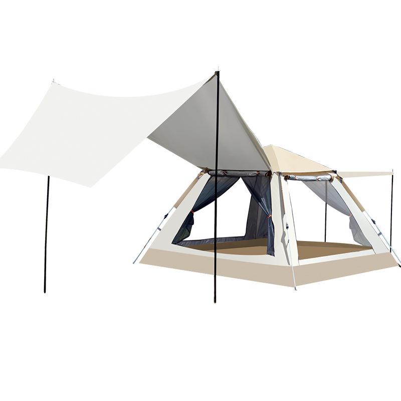 Portable Rainproof Awning: Automatic Folding Tent & Sunshade