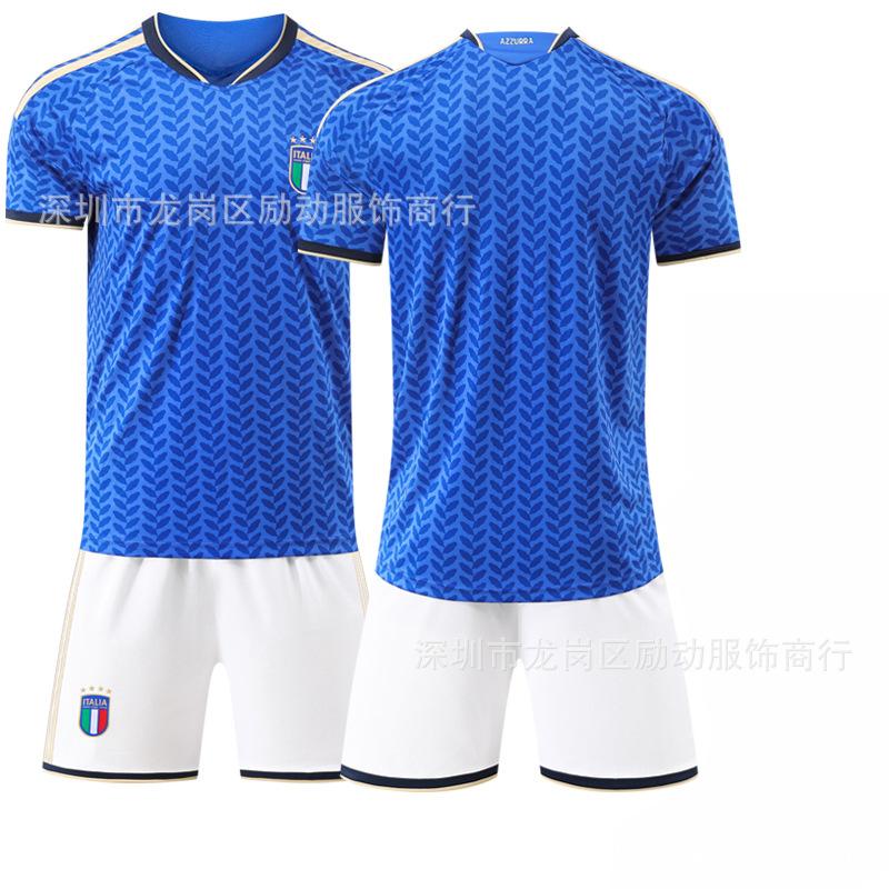 2025 Italy home No. 14 Chiesa 18 Varela set jersey World Cup football jersey #16