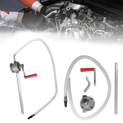 Aluminum Gear Oil Injector Siphon Suction Cup Transmission Hand Crank Tool with Oil Pipe Car Styling Manual Oil Pump Vacuum Manual Pump