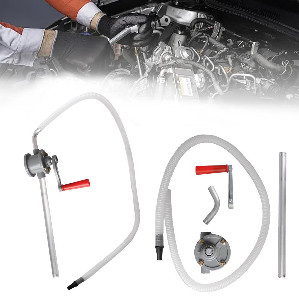 Aluminium-Getriebeöl-Injektor-Siphon-Saugbecher Getriebe-Handkurbelwerkzeug mit Ölrohr Auto-Styling Manuelle Ölpumpe Vakuumpumpe Manuell