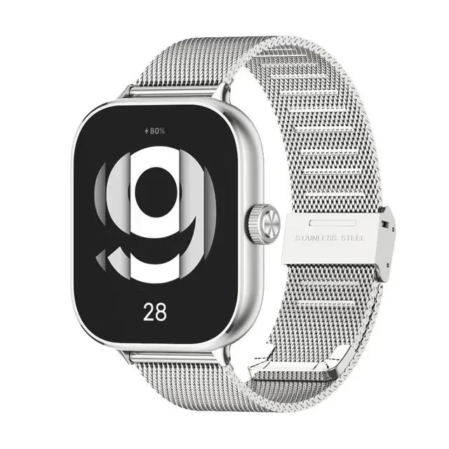 

Metal Milanese Strap For Xiaomi Miband 9 Pro/8Pro Stainless Steel Wristband Bracelet For Redmi Watch 4/5 Replacement Belt Correa For Mi Band 8 Pro