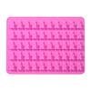 50 Cavities Chocolate Ice Tray Bear Silicone Mould Maker Baking Candy Mold DIY Craft Pink