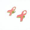10Pieces Ribbon Enamel Lapel Pins for Women Girls Breast Cancer Brooch Party