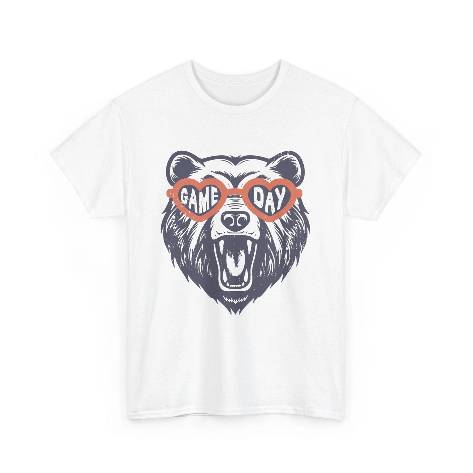Football Game Day Bear Tshirt M
