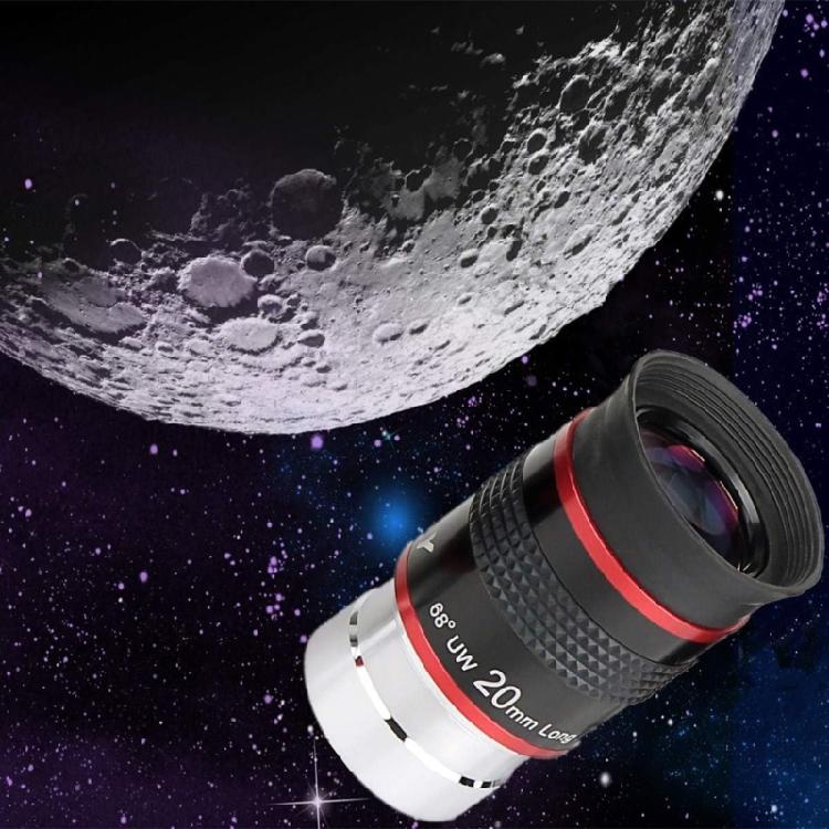 Astronomisches Monokular Okular 1,25 Zoll Teleskop Okular UltraWeitwinkel