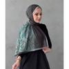 Lightweight Chiffon Scarf Women Wrap Shawl Breathable Gradient Print Headwrap Stylish Soft