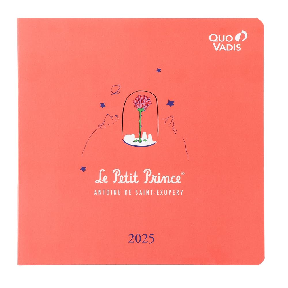 

Quovadis Planner Diary Little Starts December Square Size 16 x 16 Rose QUOVADIS qv014pp2 [2025 Edition] Executive/The Prince (Weekly Vertical, 2024,