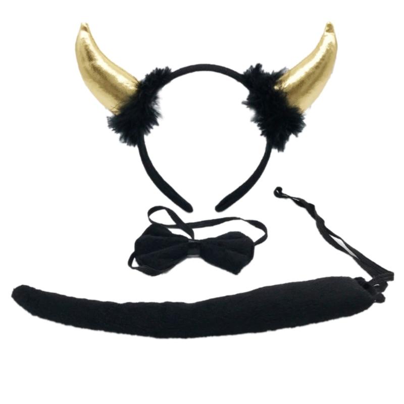 

Devil Headband Halloween Accessory Women Devil Funny Dress Cosplays Prop Sets