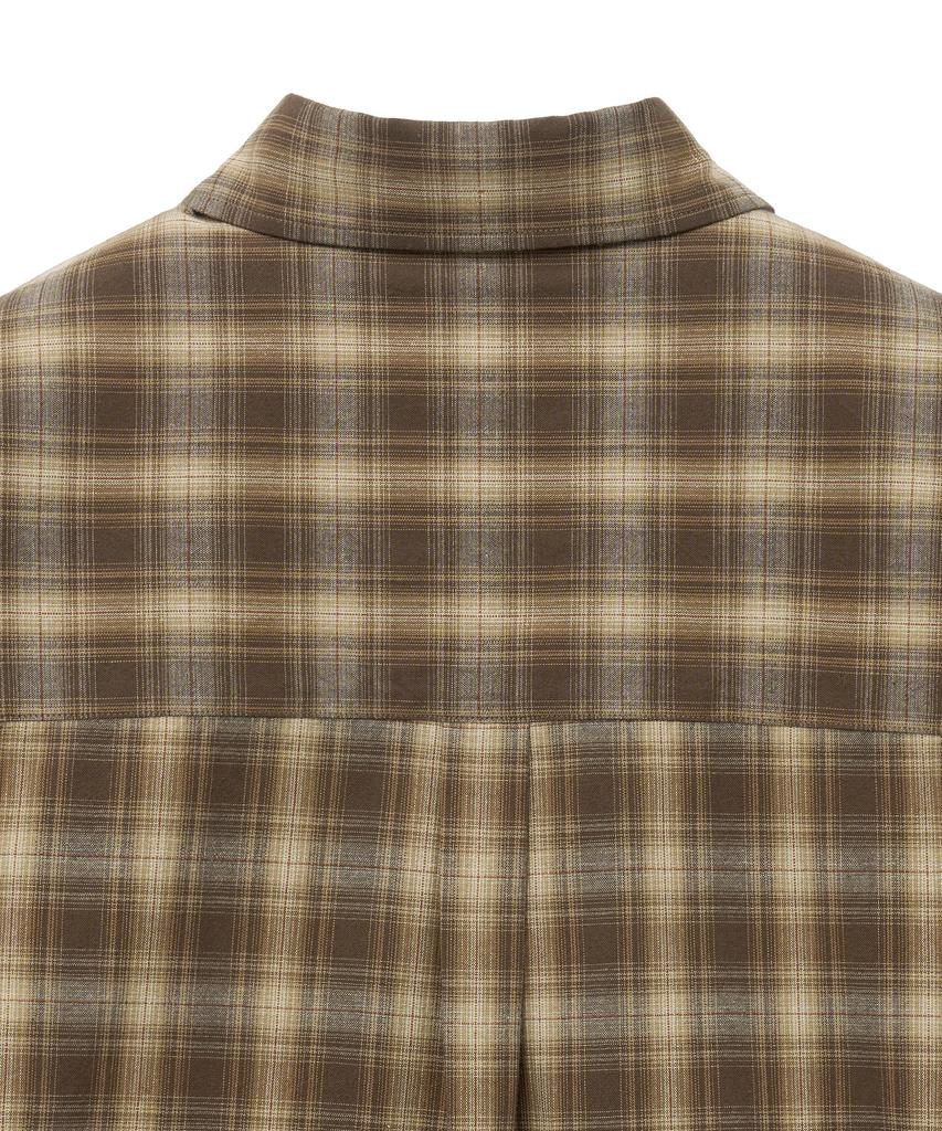 THE SATURDAY EVENING POST Vintage Check Shirts_Brown