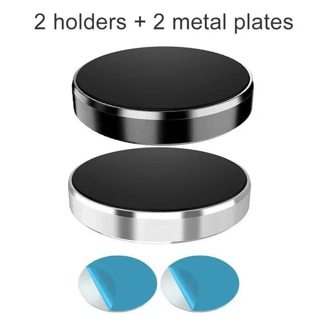 Magnetic Car Phone Holder Suitable for Apple Xiaomi Huawei Mobile Phone Holder Dashboard Wall Mounted Car Magnet Sticker