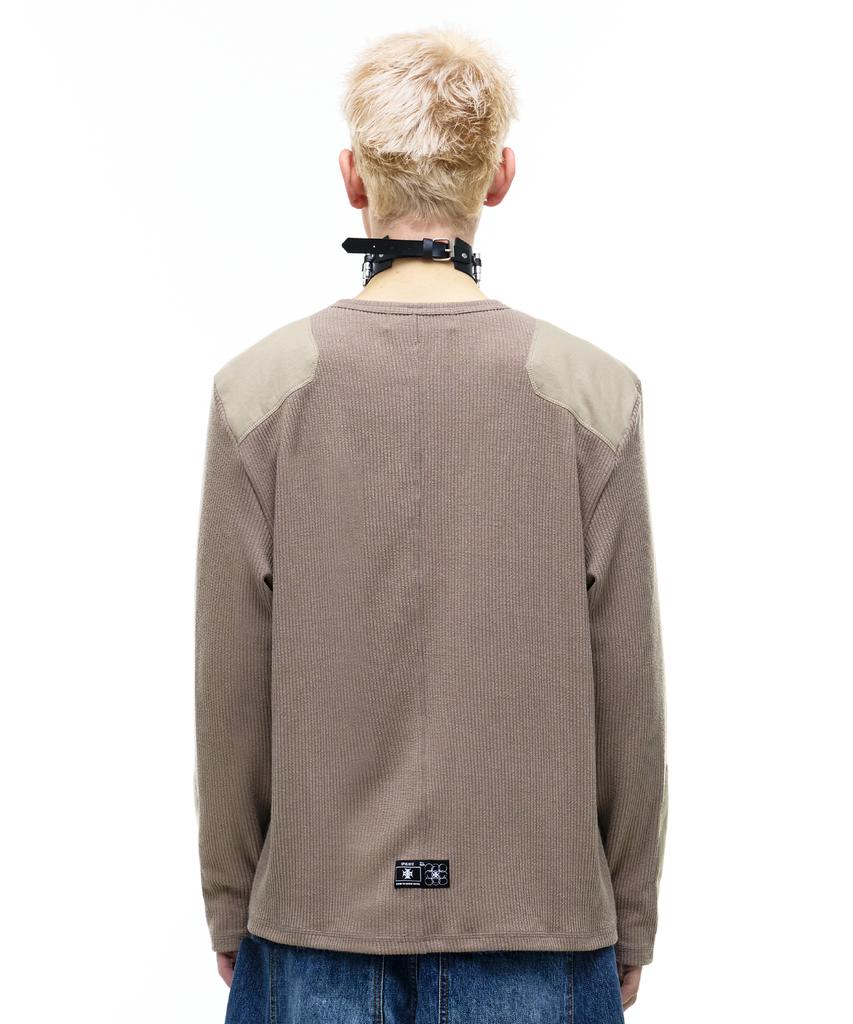 Opeoseu0012 Op. 07 Redrum Patch Knit Beige