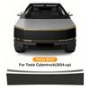 TPU Car Headlight Protective Film For Tesla Cybertruck 2024 2025 2026 Transport & Smoke Anti-Scratch Auto External Accessories.
