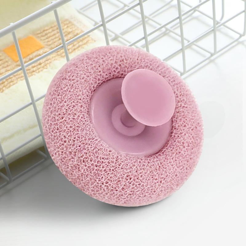 

New bath massage bath ball suction cup bath ball two-in-one foaming exfoliating mud rubbing back bath flower ball Independent opp bag