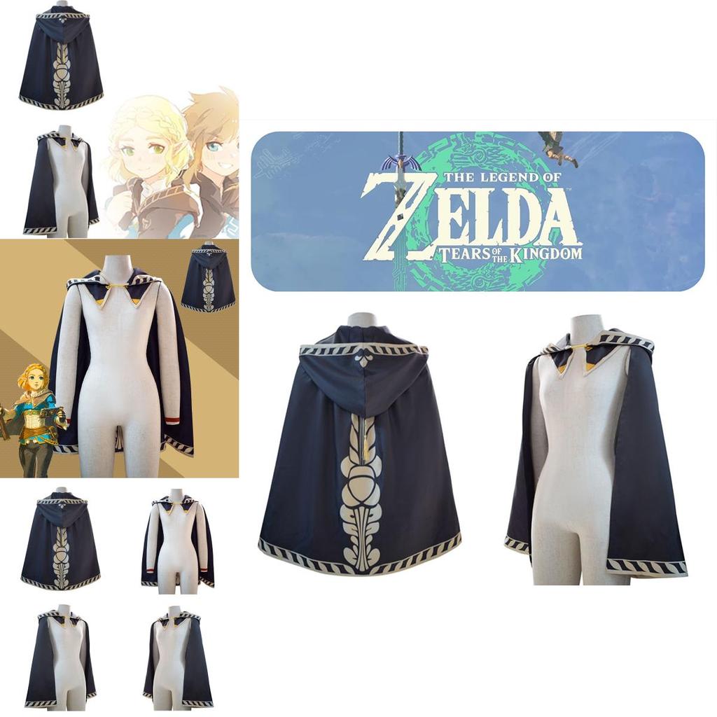 Legend Of Zelda Kingdom's Tear Cosplay Costume Link's Princess Cloak