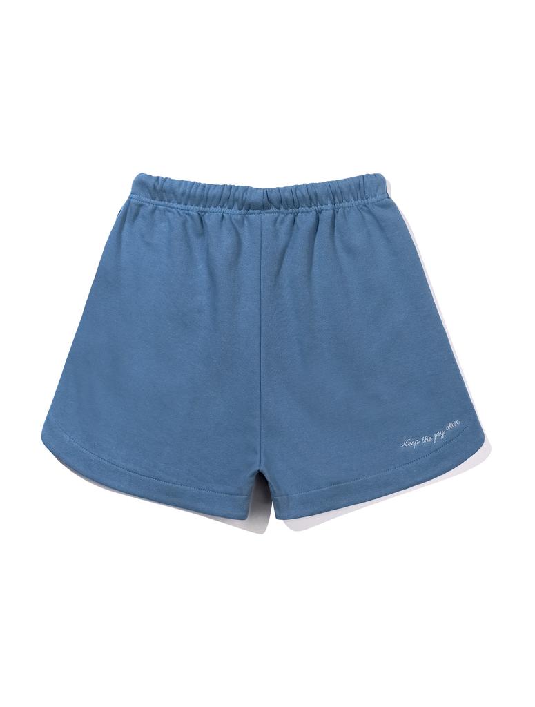BAKKEN Signature Logo Sweat Shorts Bk2998_Blue