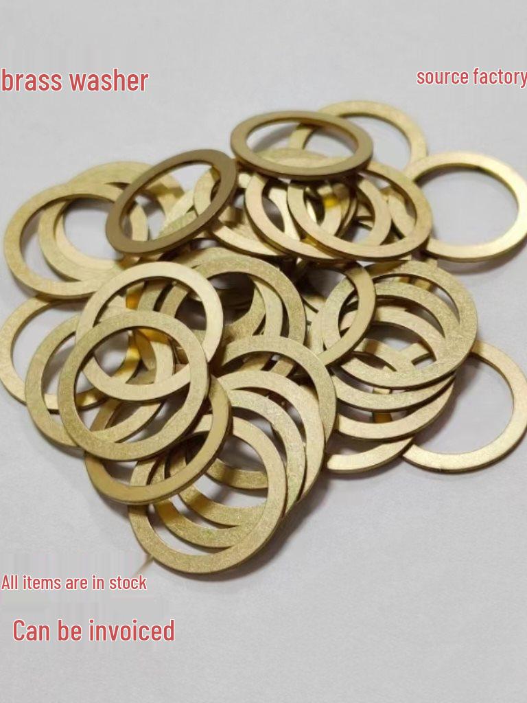 Thickened Non-Standard H62 Brass Copper Sealing Gasket Washer