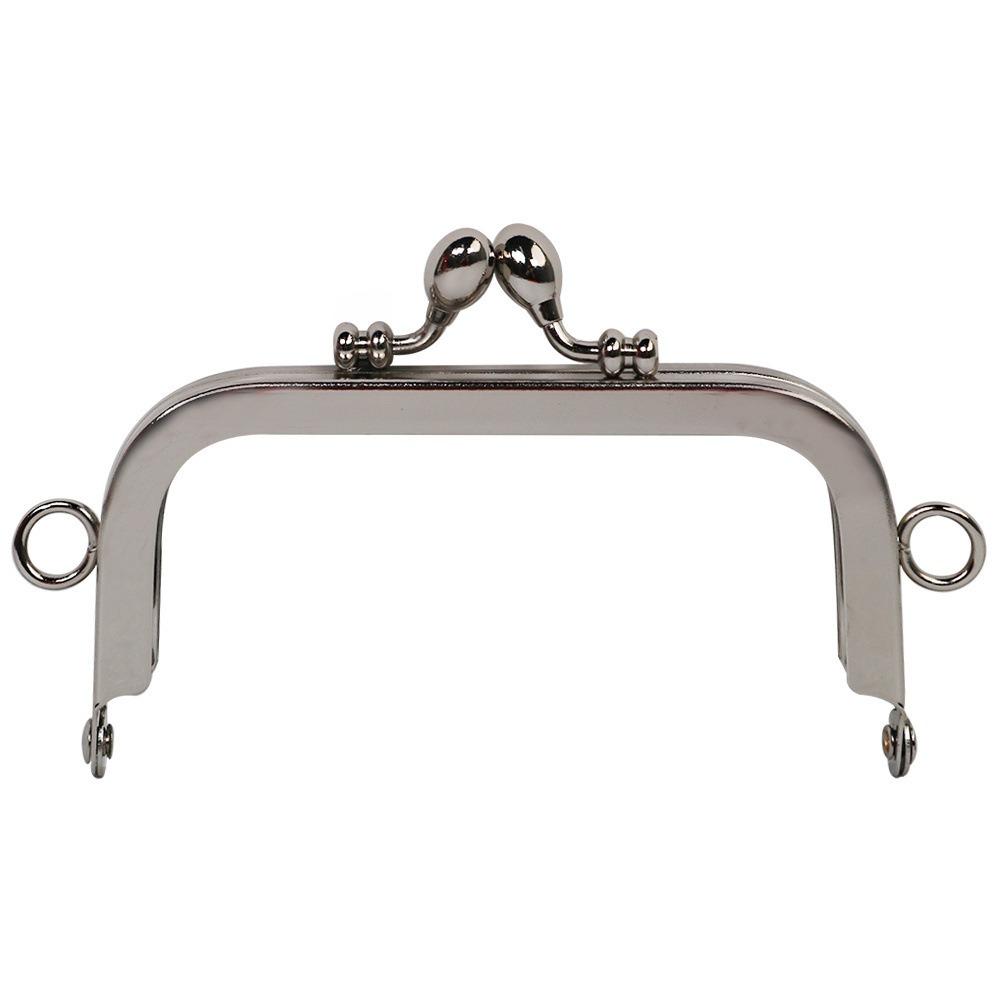 Handle Bag Accessories Metal Purse Frame Kiss Clasp Vintage Bag Kiss Clasp Lock Bag Clasps DIY Craft