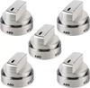 2 PC/Set Stove Knobs Replacements for Lg Gas Range/Oven LRG3036ST LRG3095ST AEZ72909008 AEZ73453509