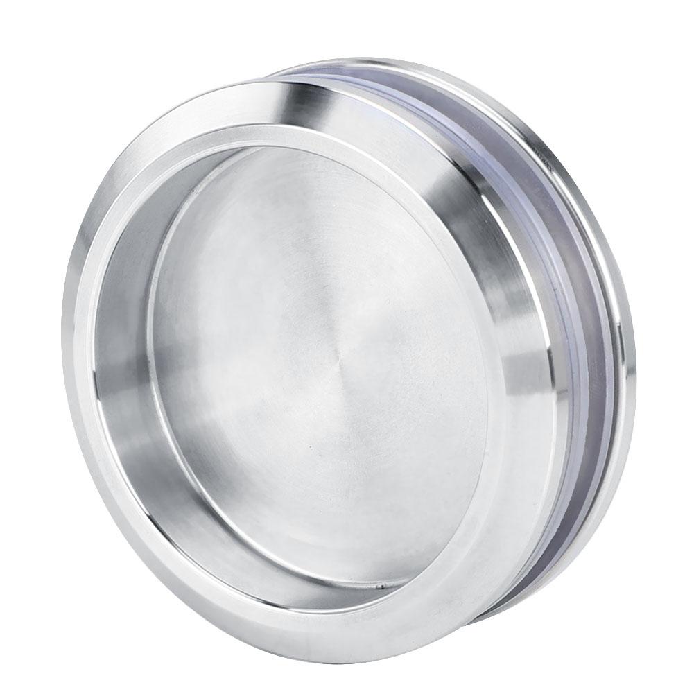 Household Glass Sliding Door Round Handle Bathroom Shower Room Accessory 304 Stainless Steel