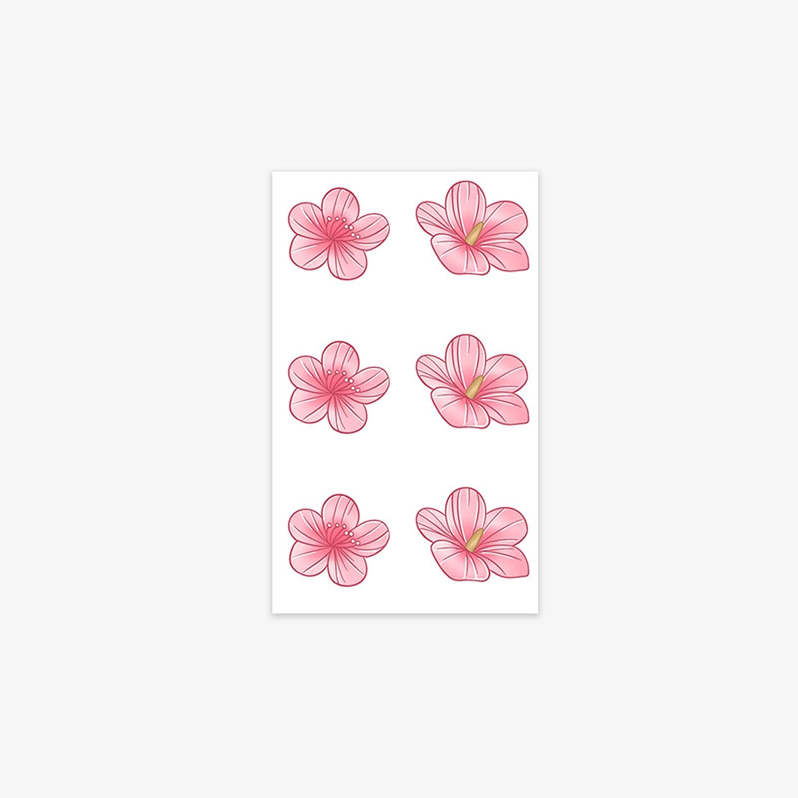 Personalized wind dark hot girl sexy pattern rose snake tattoo sticker 6*10