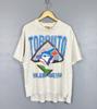 Vintage 1994 Toronto Blue Jays T-Shirt Herren Größe M MLB Baseball Grau Großes Logo Unisex T-Shirt
