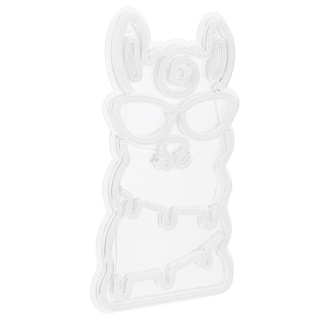 LED Neonlicht Alpaka?Form Wand Neon Schild Kunst USB Betrieben Zuhause Schlafzimmer Bar Club Dekoration