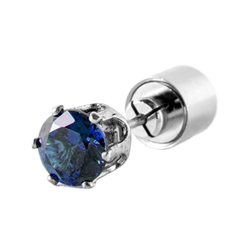 LED Light Up Earrings Flashing Blinking Stainless Steel Studs Earring Color Changing Glow Stud Earrings Halloween Christmas Gift