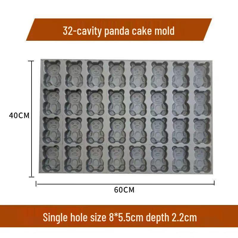 

32-Cavity Panda Cake Baking Mold 32-Cavity